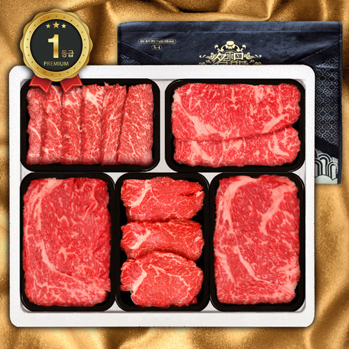 1등급횡성한우 5P 1.5kg(등/등/특/채/안300)